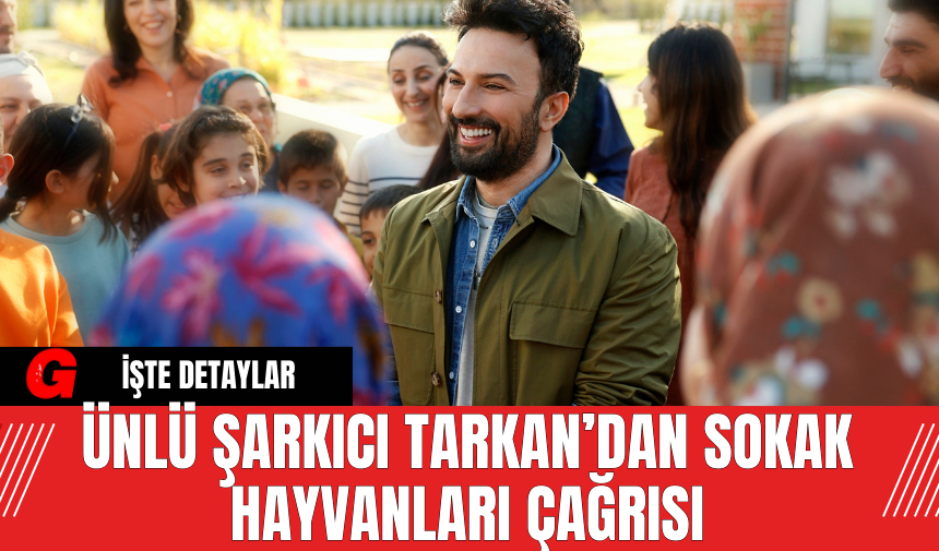 Tarkan’dan Sokak Hayvanları için Çağrı: “Onlara Yardım Edelim”